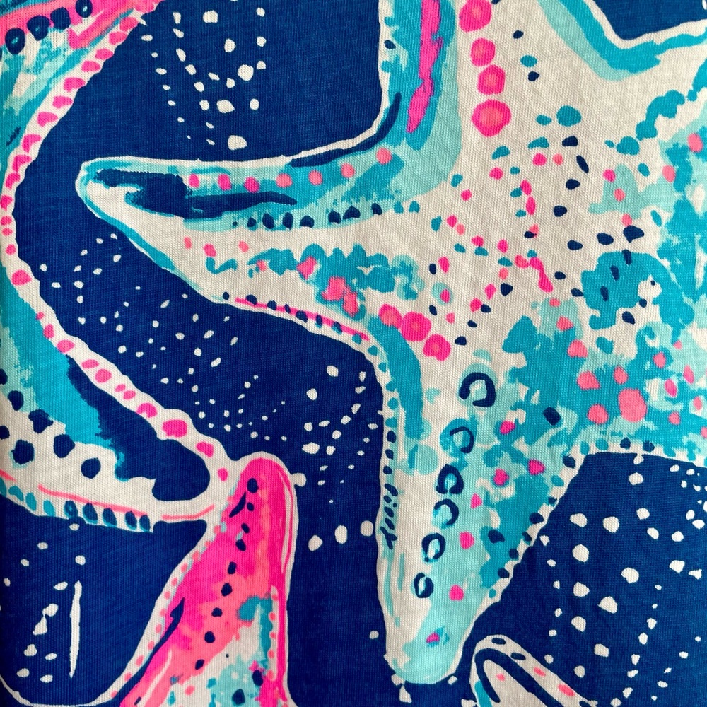 Lilly Pulitzer Starfish Print T-Shirt Dress - Picture 6 of 7
